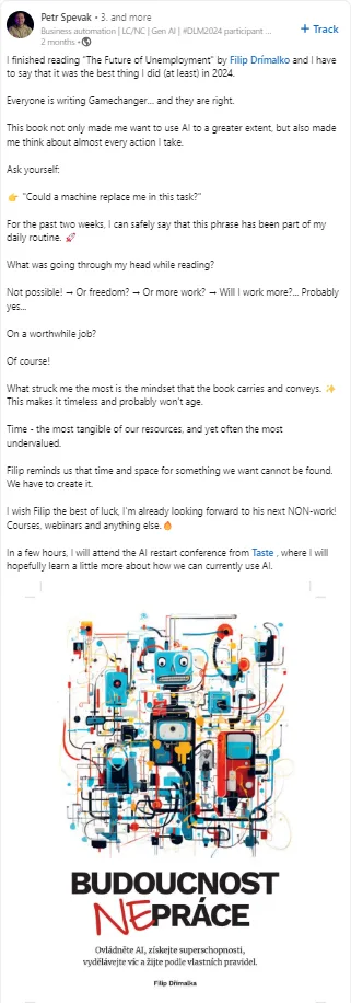 Отзив от читател в LinkedIn